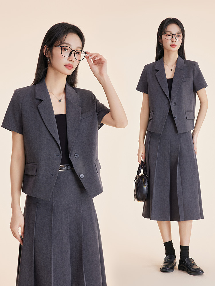 가을 겨울용 그레이 여성 정장 세트, 대학생 통근 정장 - Women'S Formal Wear Petite 리뷰 및 가격