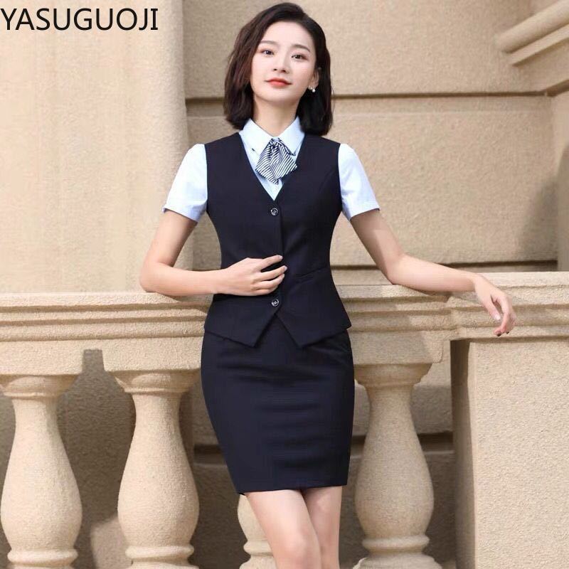 YASUGUOJI 우아한 패션 여성 조끼 작업복, 슬림 - Women Formal Wear Vest 리뷰 및 가격